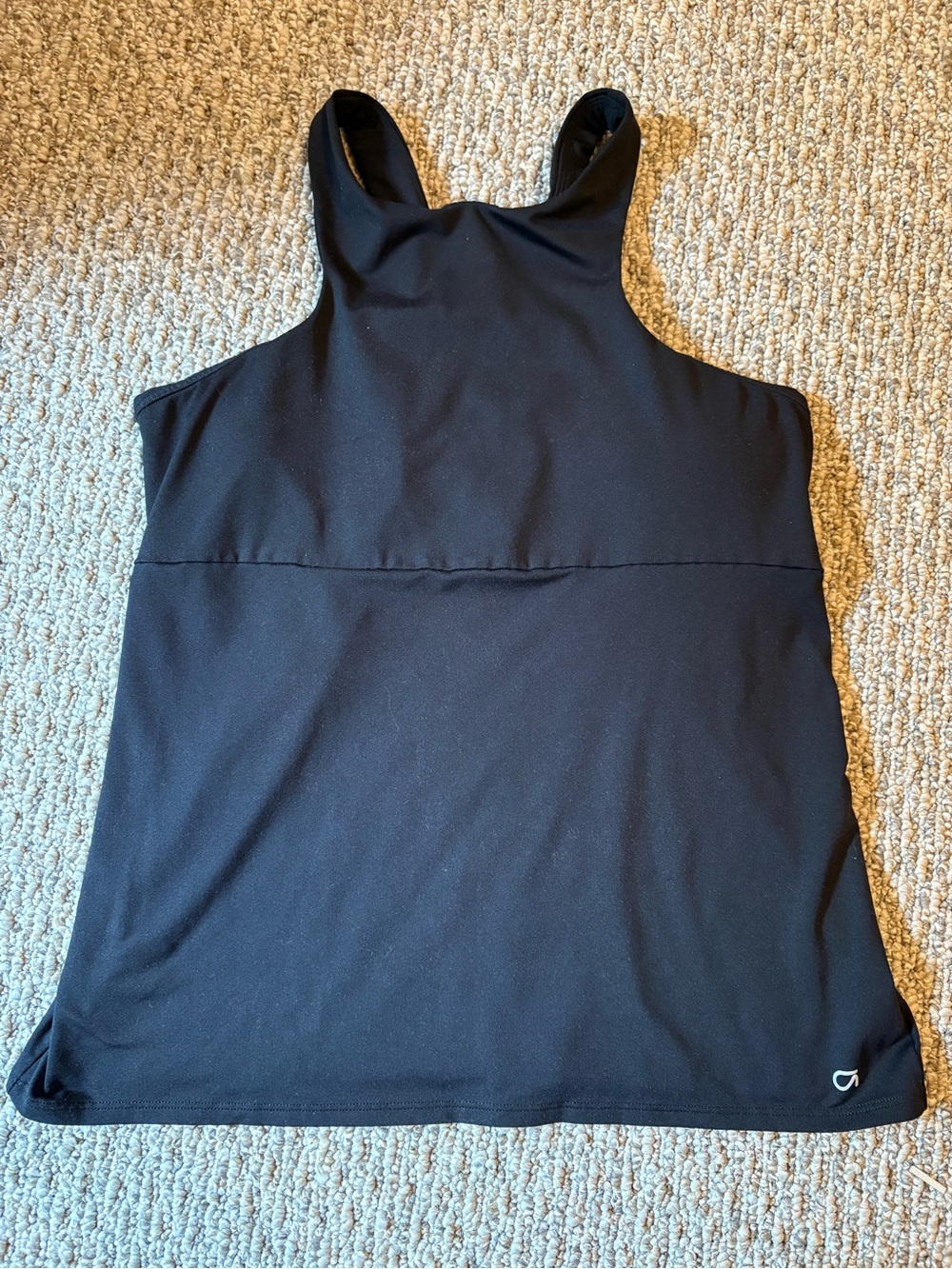 GapFit Black Racerback Athletic Tank Top — Size L